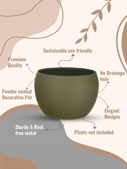 Ivera Dune Planter (Green) - Set Of Three