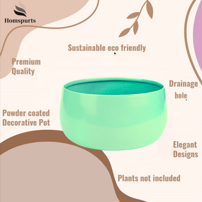 Helena Hue Planter (Green) - Set Of Two