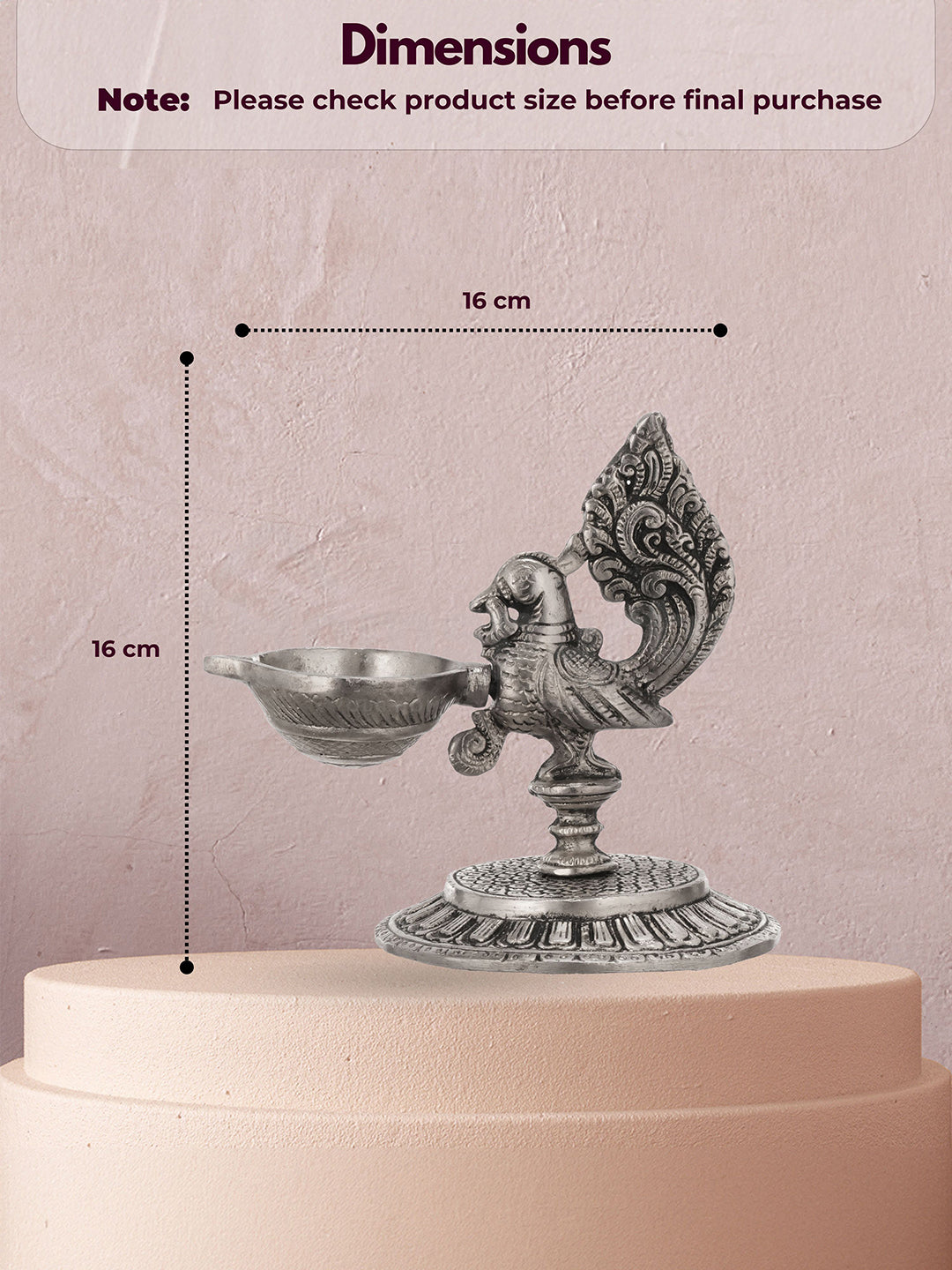 Mayura Diya - Set Of Two