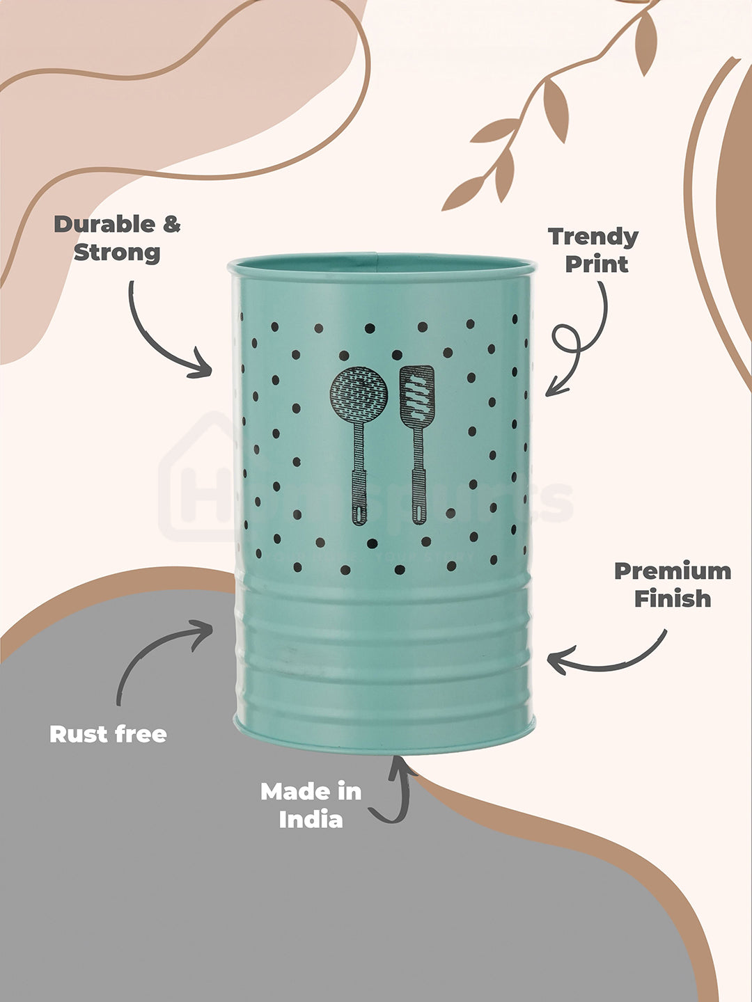 Stack Spot Cutlery Stand - Blue