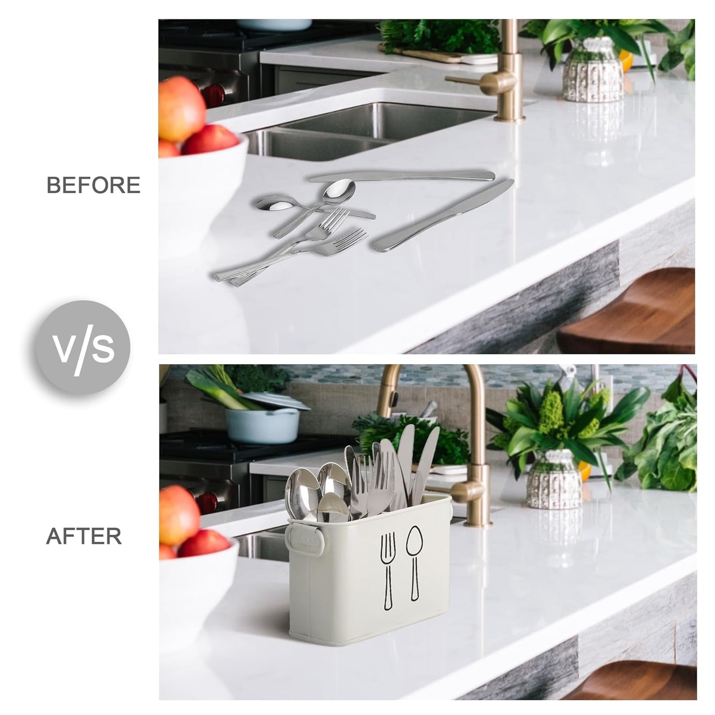 ModernGrid Cutlery Stand