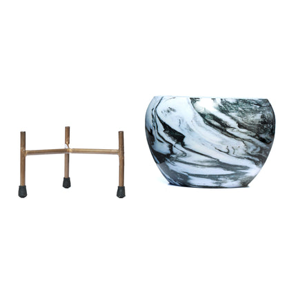 Aniya Handcrafted Planter With Stand