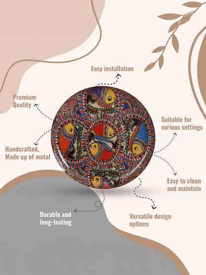 Madhubani Iron Wall Art
