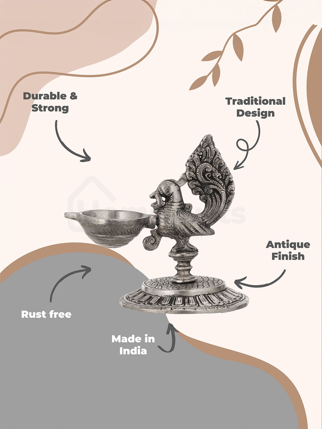 Mayura Diya - Set Of Two