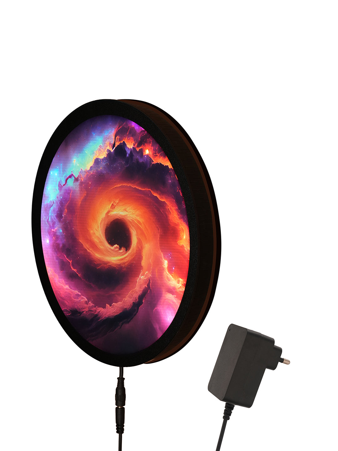 Luminous Galaxy  Round  MDF Wall Light Décor