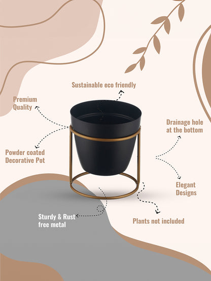 Parona Metal Planter - Set Of Two