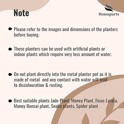 Ivera Dune Planter (Brown) - Set Of Three