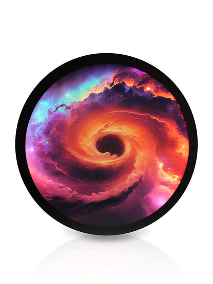 Luminous Galaxy  Round  MDF Wall Light Décor