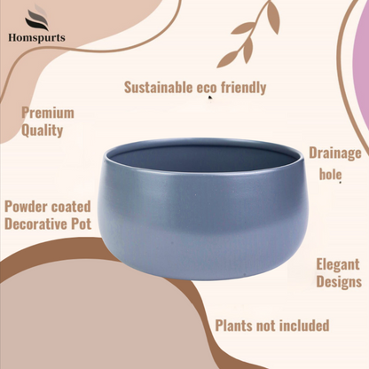 Helena Hue Planter (Grey) - Set Of Two