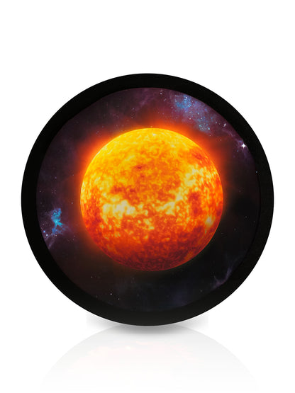 SunAura Round  MDF Wall Light Décor