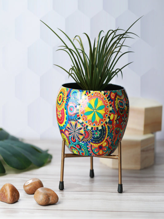Mithuna Ethnic Handcrafted Planter With Stand