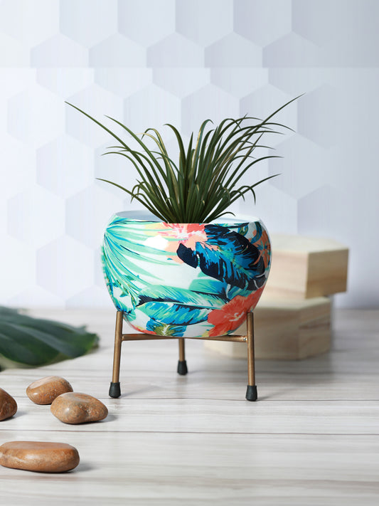 Rosso Ethnic Handcrafted Planter With Stand