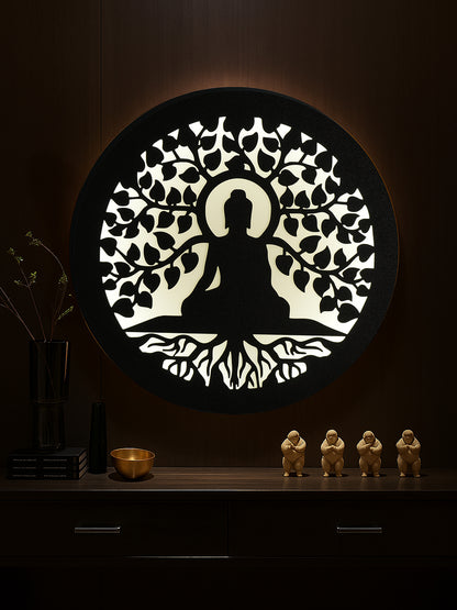 CalmVibe Buddha Glow Wall Art