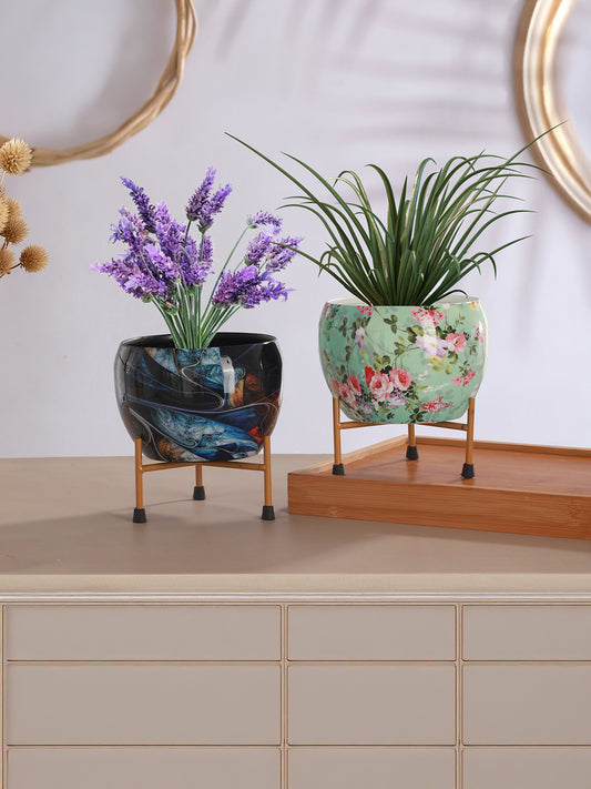 Heaven Blush Planter - Set Of Two
