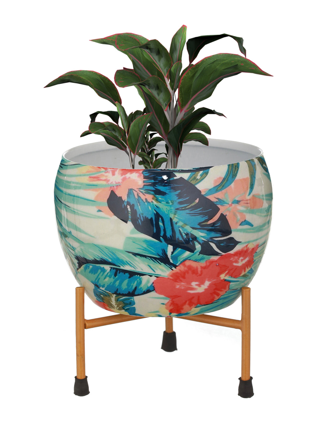 Rosso Ethnic Handcrafted Planter With Stand