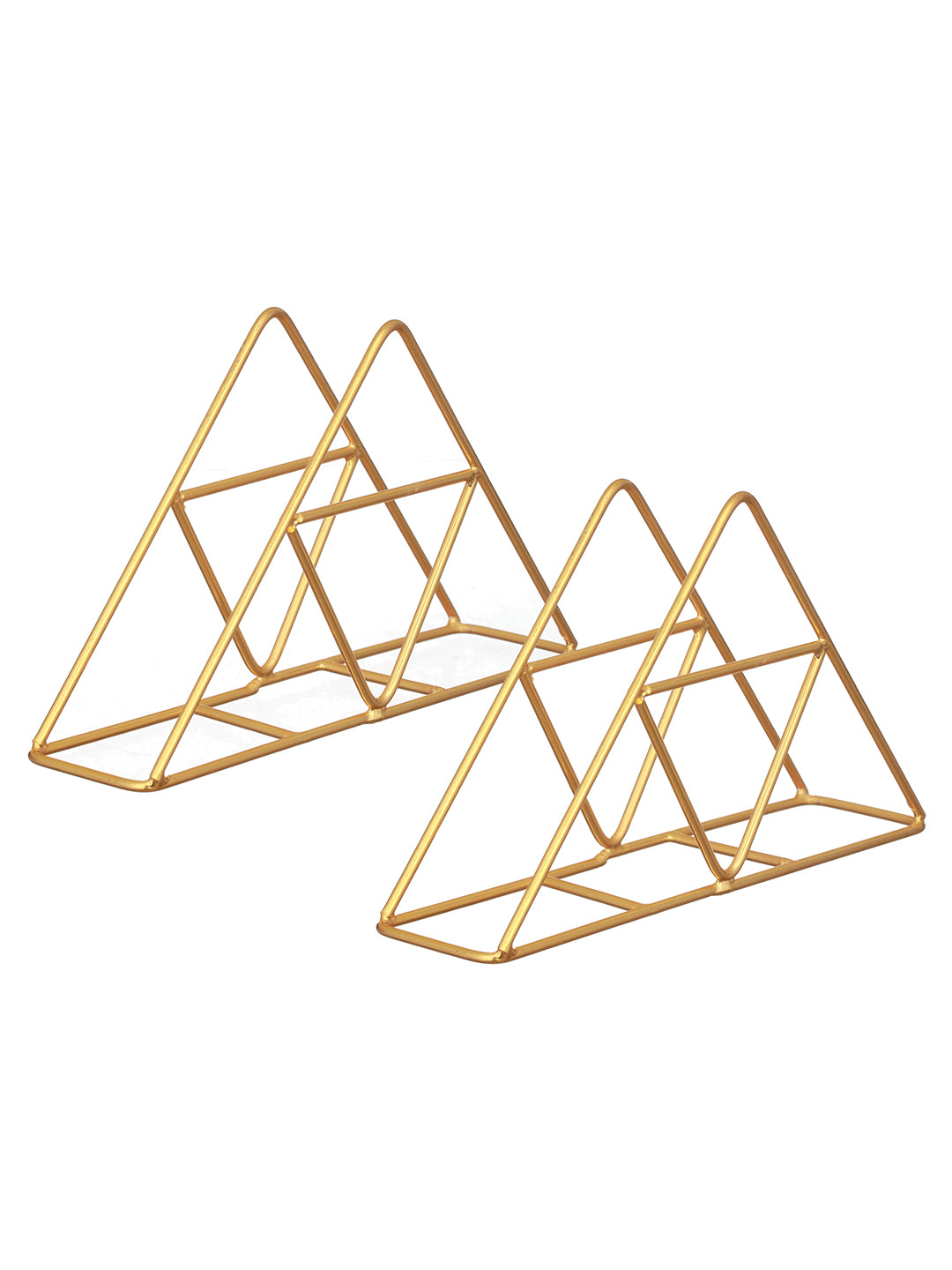 Trio Trail Napkin Holder (Gold) - Set Of Two