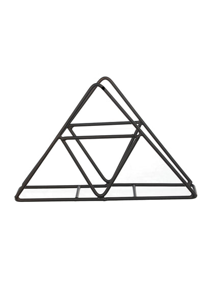 Trio Trail Napkin Holder (Black) - Set Of Two