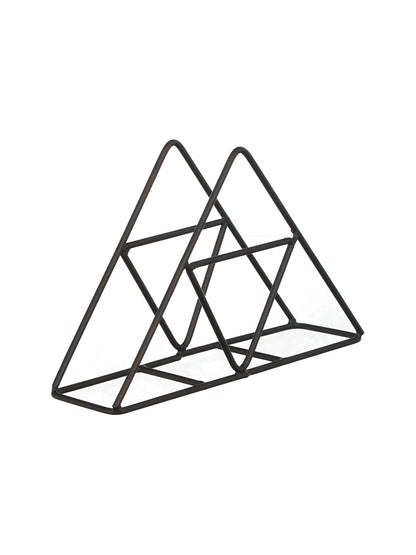 Trio Trail Napkin Holder (Black) - Set Of Two