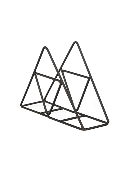 Trio Trail Napkin Holder (Black) - Set Of Two