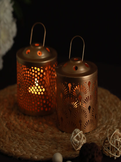 Harmony Lantern Tealight Holder Set of 2