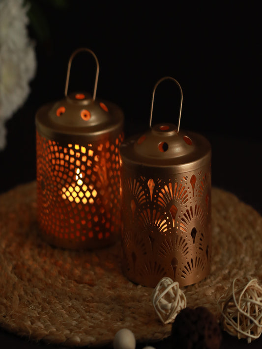 Harmony Lantern Tealight Holder Set of 2