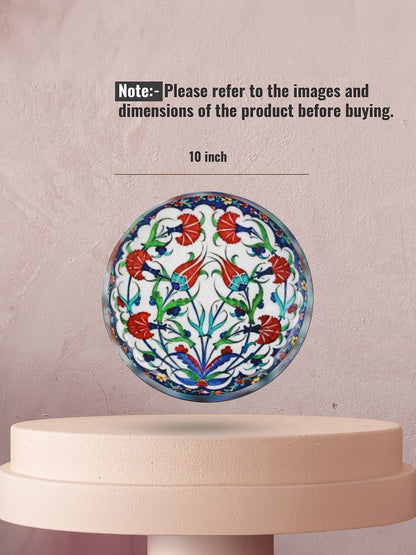 Indigo Tulip Wall Plates