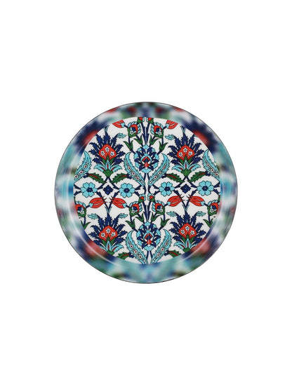 Indigo Tulip Wall Plates