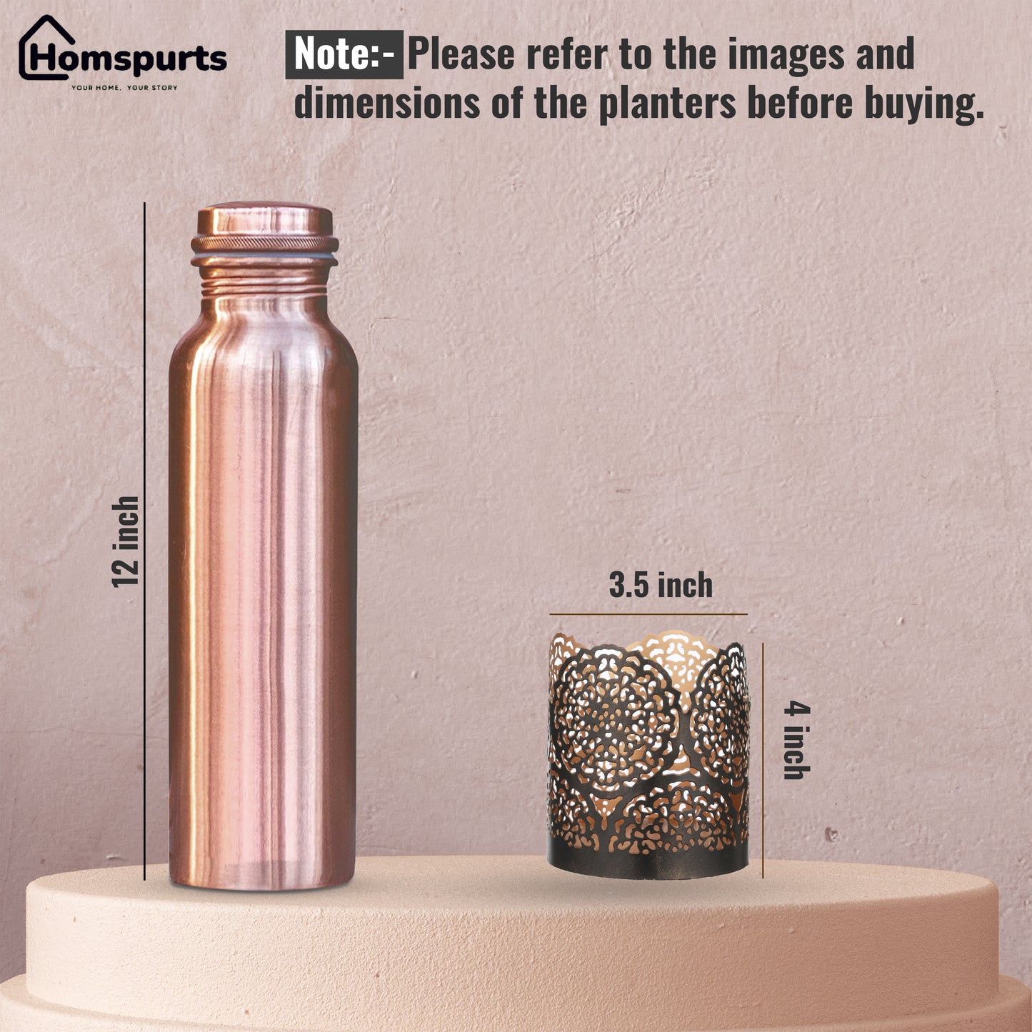 Elene Handcrafted Tealight Candle Holder - Set Of Three