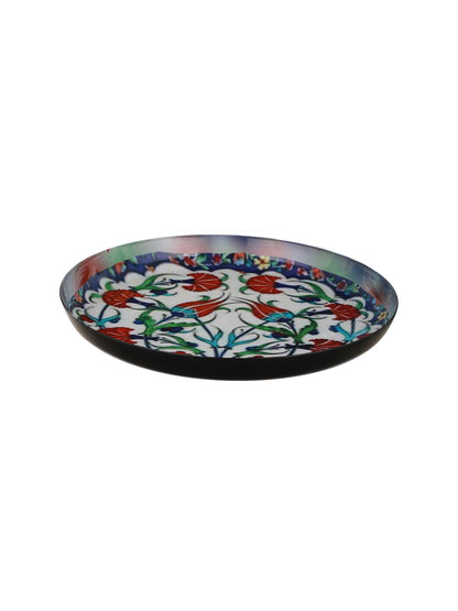 Indigo Tulip Wall Plates