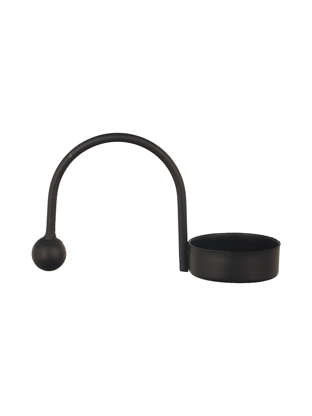 Mosaic Glow Tea Light candle holder -Set of 4, Black