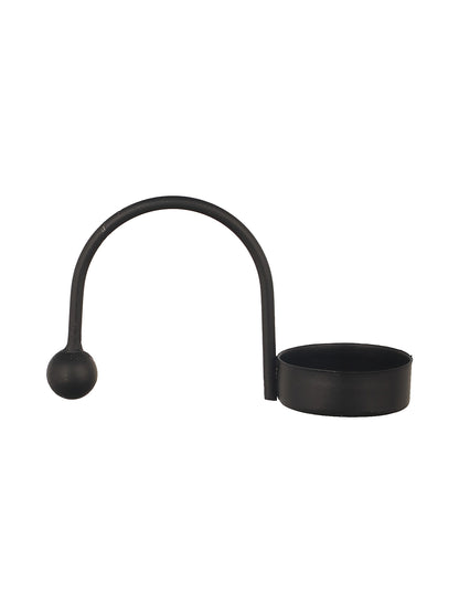 Mosaic Glow Tea Light candle holder -Set of 4, Black