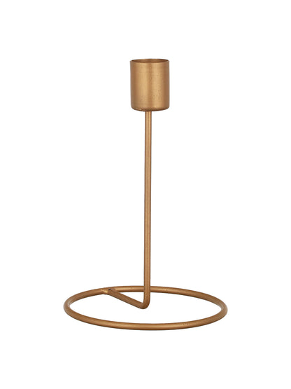 Crafted Gleam Tea Light candle holder-Set of 4, Golden