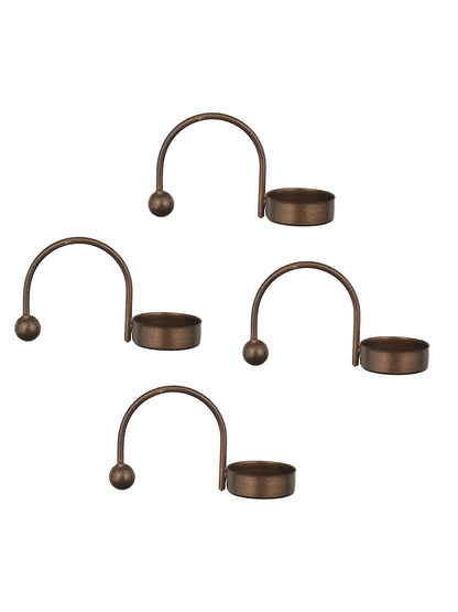 Mosaic Glow Tea Light candle holder -Set of 4, Antique