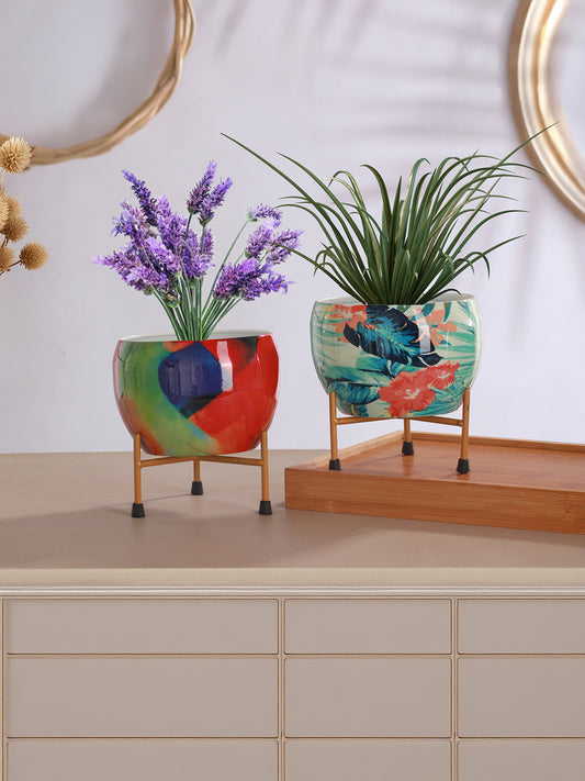 Wilma Glow Planter - Set Of Two