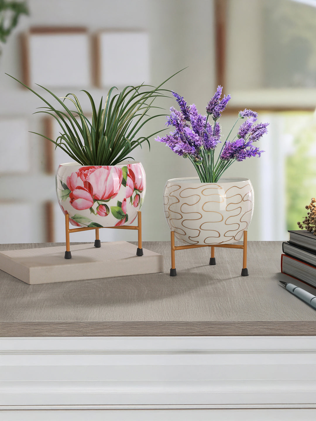 Ornato Printed Planter Stand