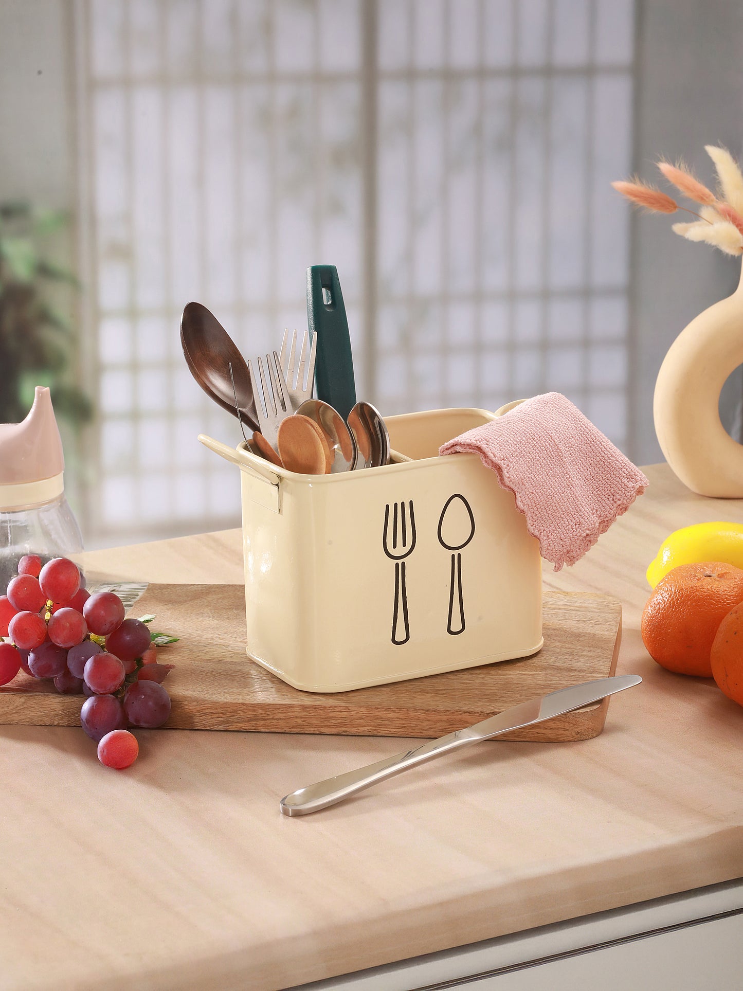 ModernGrid Cutlery Stand