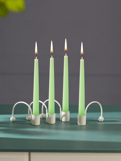 Aura Lights Tea Light candle holder-Set of 4, White