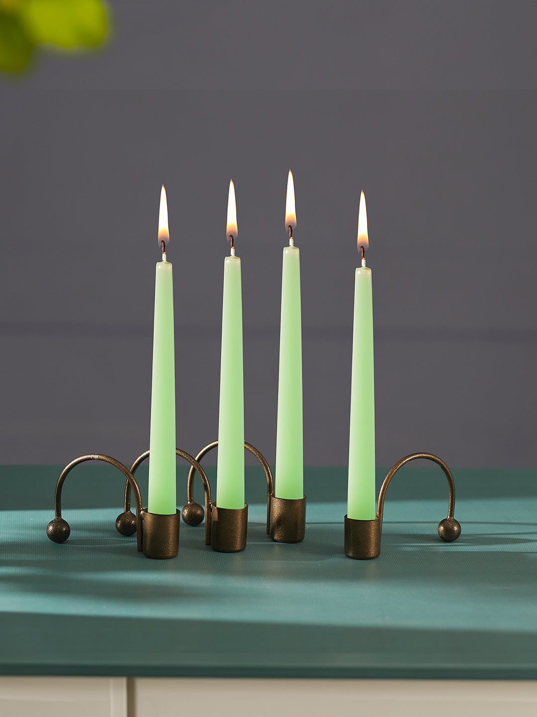 Aura Lights Tea Light candle holder-Set of 4, Antique