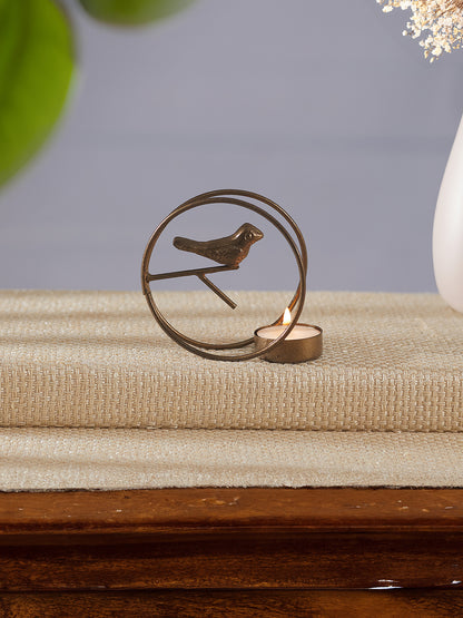Glow Nest Tea Light candle holder -Set of 4, Antique