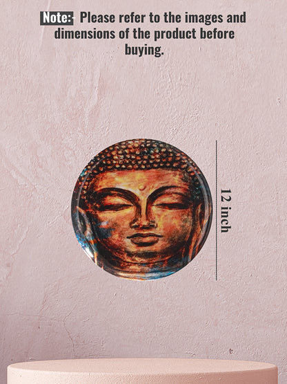 Tranquil Lotus Buddha Wall Plate
