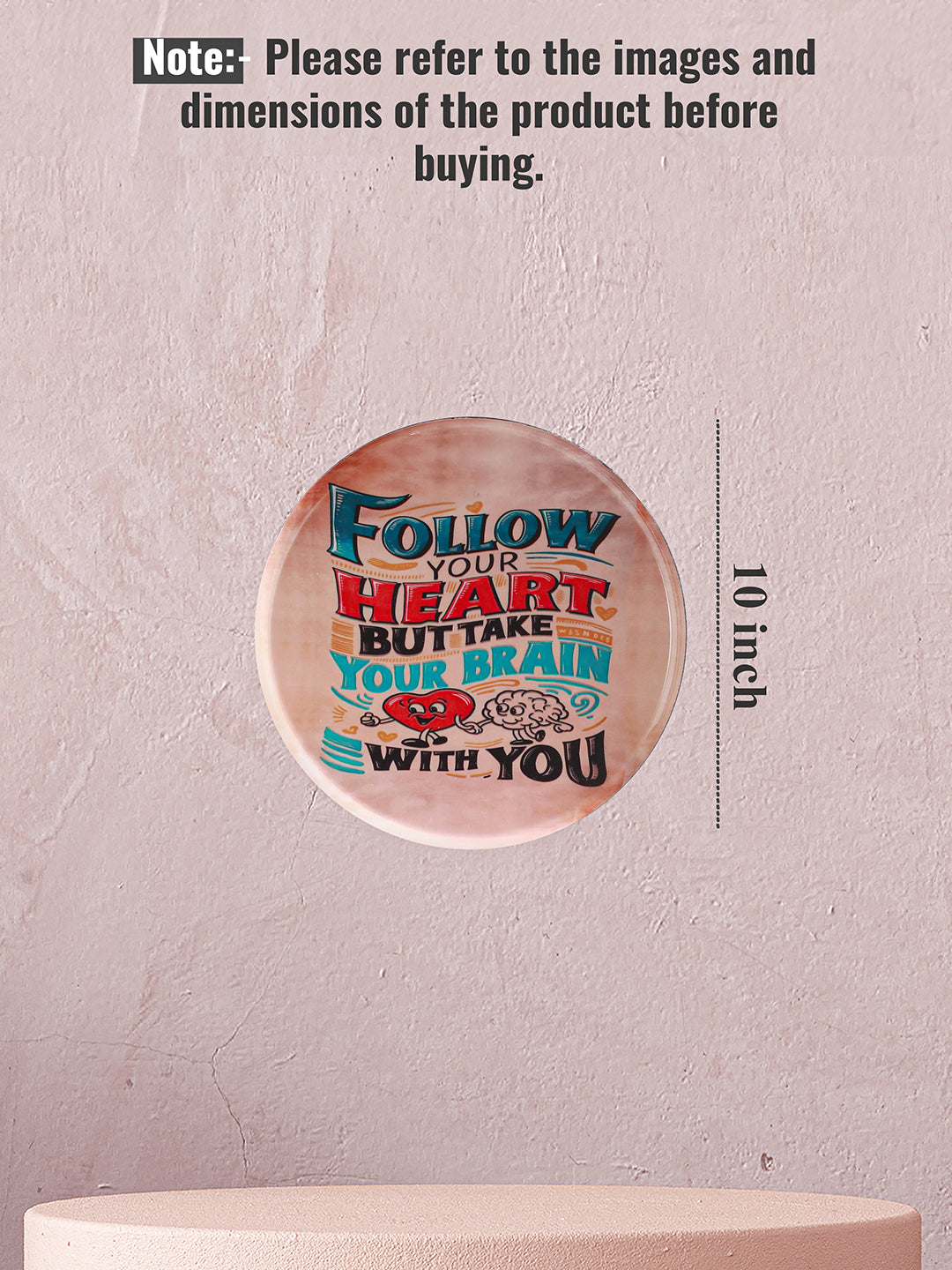 Follow Your Heart Wall Décor