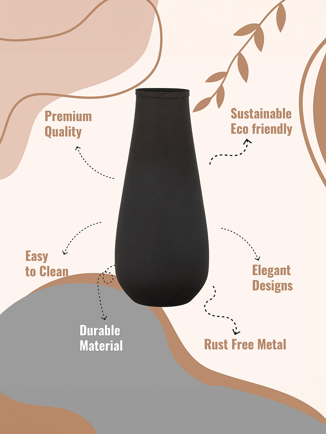 Areitha Metal Vase