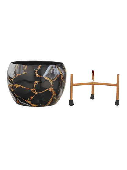 Enila Ethnic Handcrafted Planter With Stand