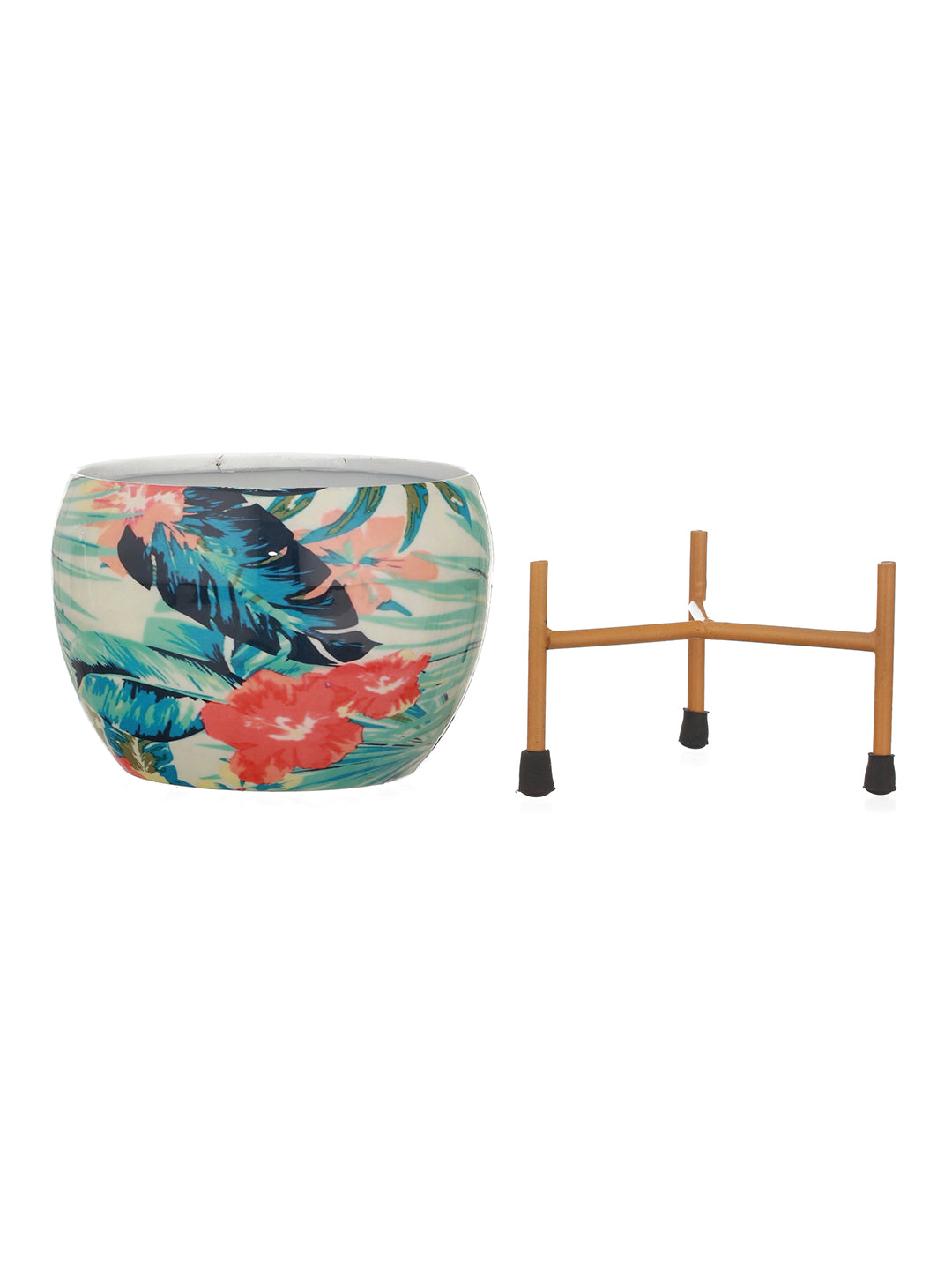 Rosso Ethnic Handcrafted Planter With Stand