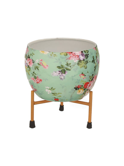 Aglo Bloom Handcrafted Planter With Stand