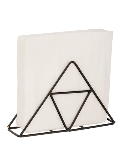 Trio Trail Napkin Holder (Black) - Set Of Two