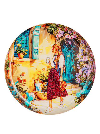 Serene Sunshine Walk Wall Plate
